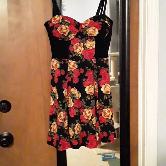 white christmas dresses Grunge Pumpkin Skater Dress Mesh Sleeves Halloween Arcane Trail main image 0